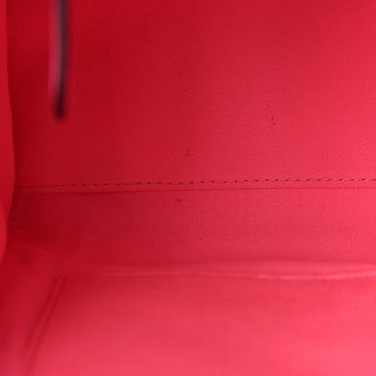 Celine Drummed Calfskin Micro Luggage Fluo Pink 6 of 12
