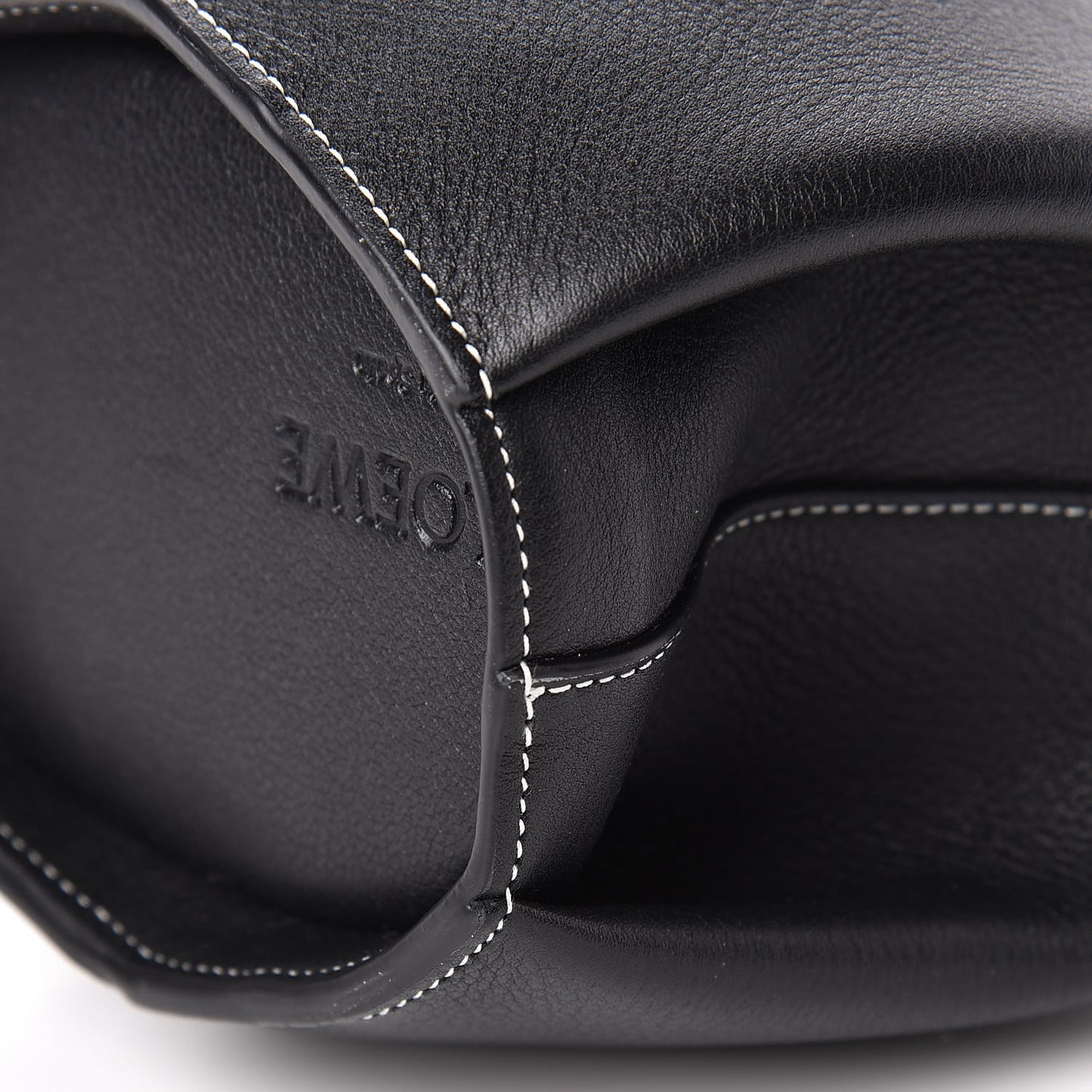 Calfskin Mini Elephant Crossbody Bag Black