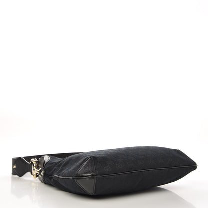 Gucci Monogram Creole Hobo Black 4 of 7