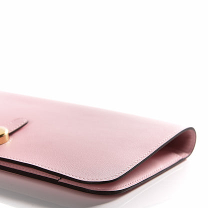 Hermes Swift Dogon Duo Wallet Rose Sakura 6 of 12
