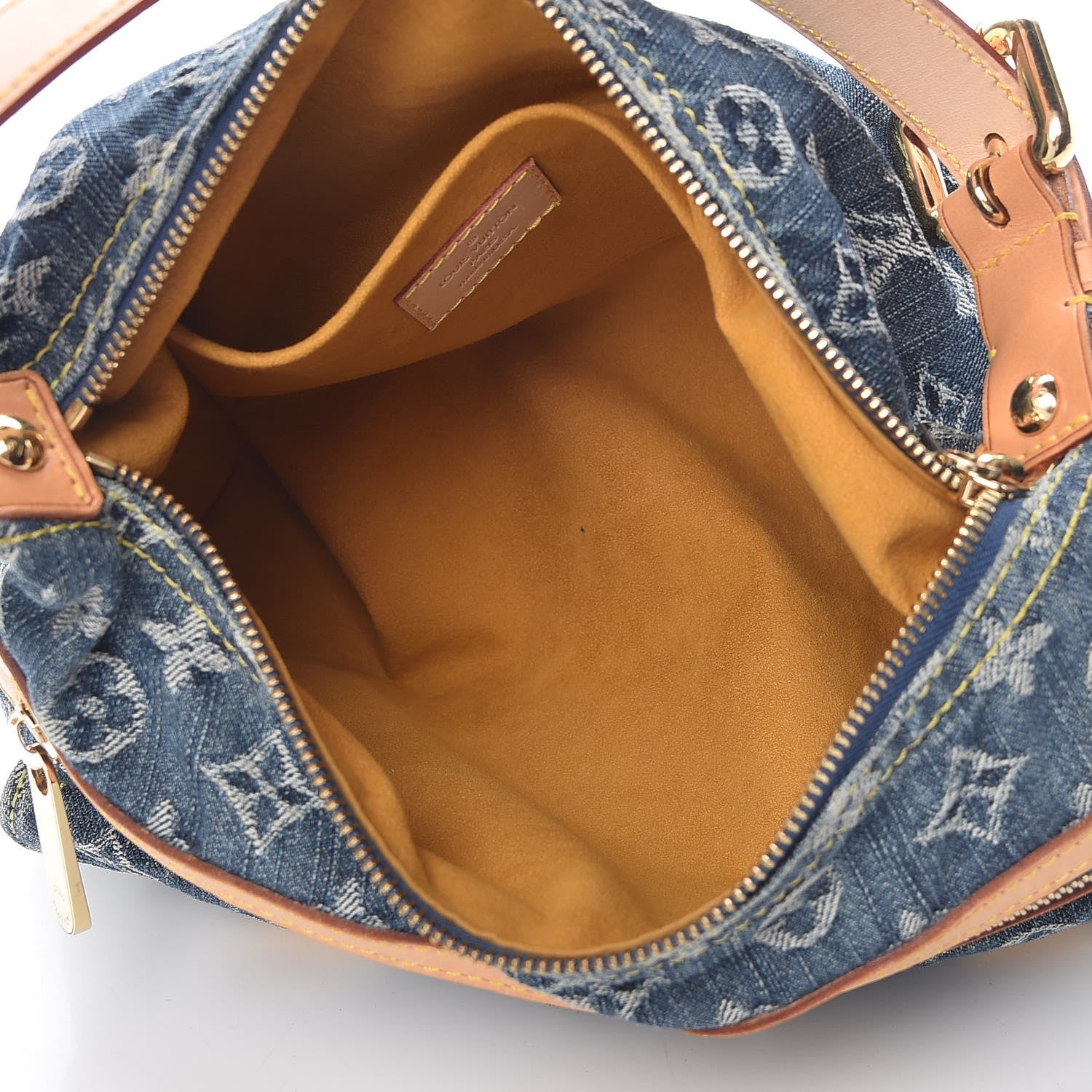 Louis Vuitton Monogram Denim Baggy PM Blue 5 of 13