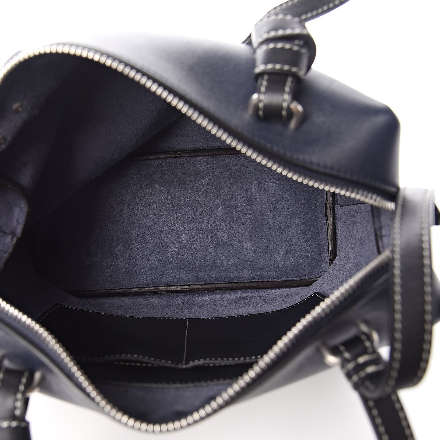 Lambskin Small Soft Cube Satchel Navy