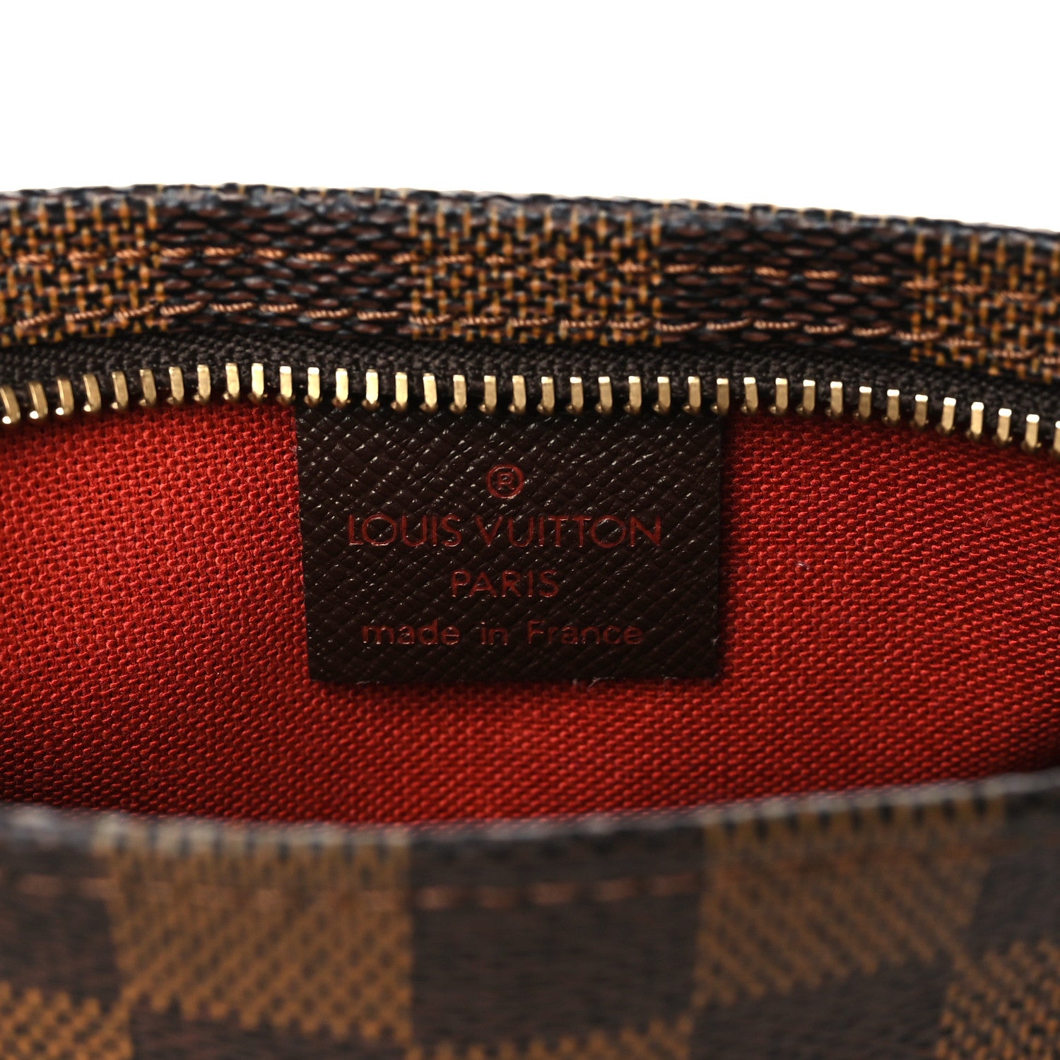 Louis Vuitton Damier Ebene Trousse Make Up Bag Pochette 6 of 6