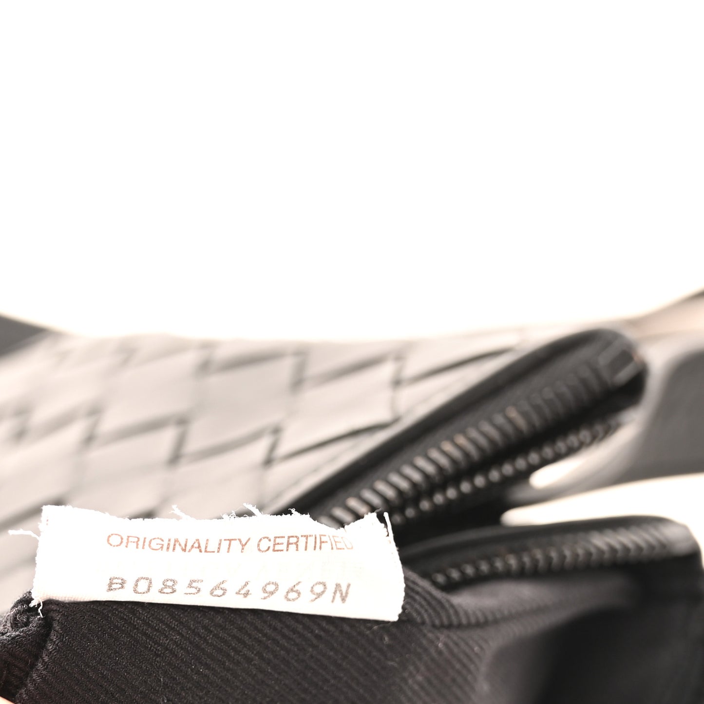 Nappa Intrecciato Triple Zip Messenger Bag Black