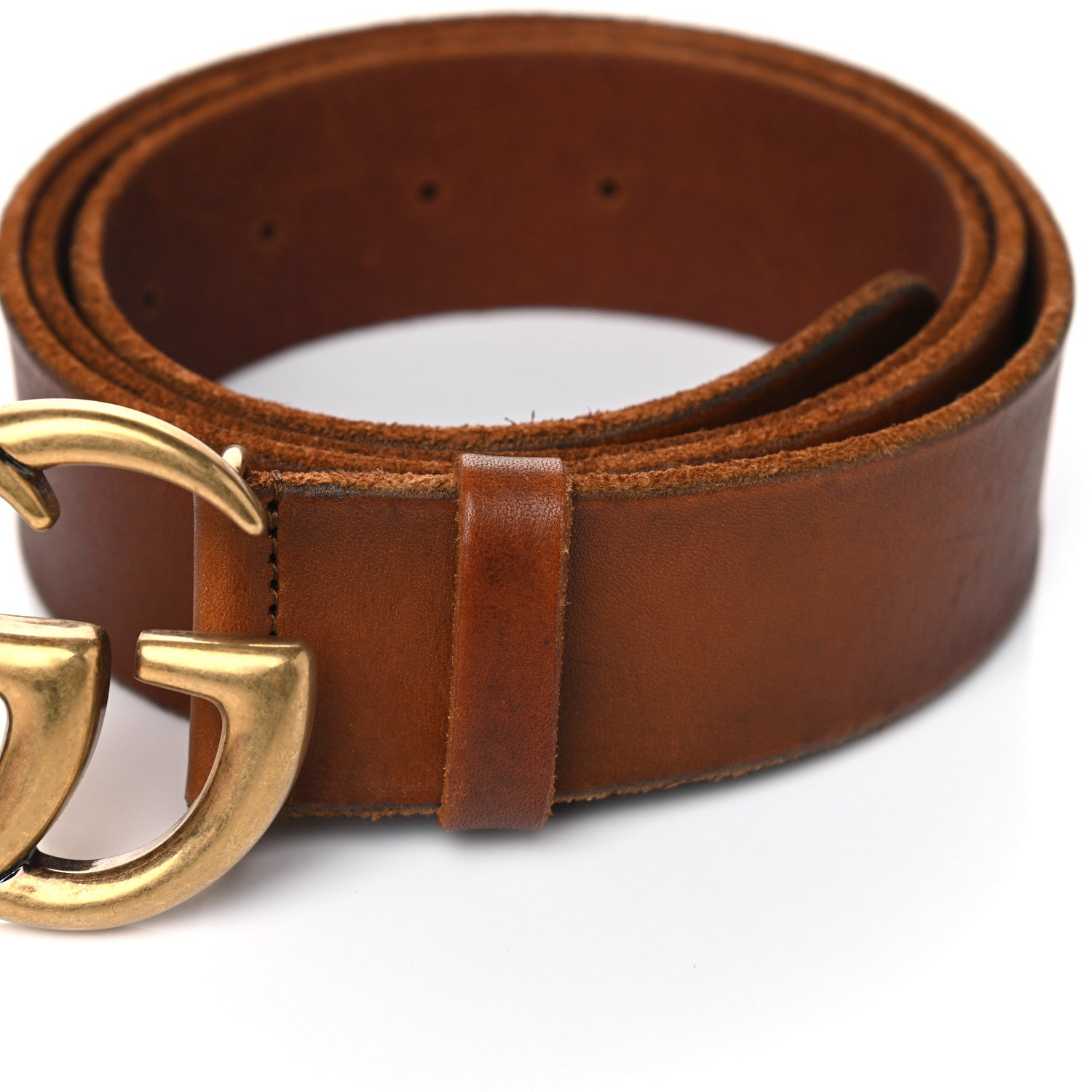 Gucci Faded Calfskin Double G 40mm Belt 105 42 Cuir 6 of 7