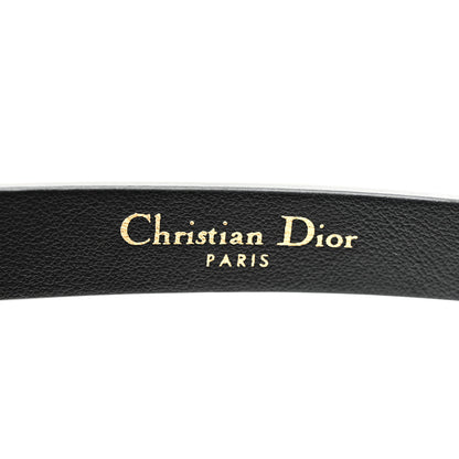Christian Dior Supple Calfskin Cannage Caro Airpod Pro Case Belt 70 Black 7 of 13