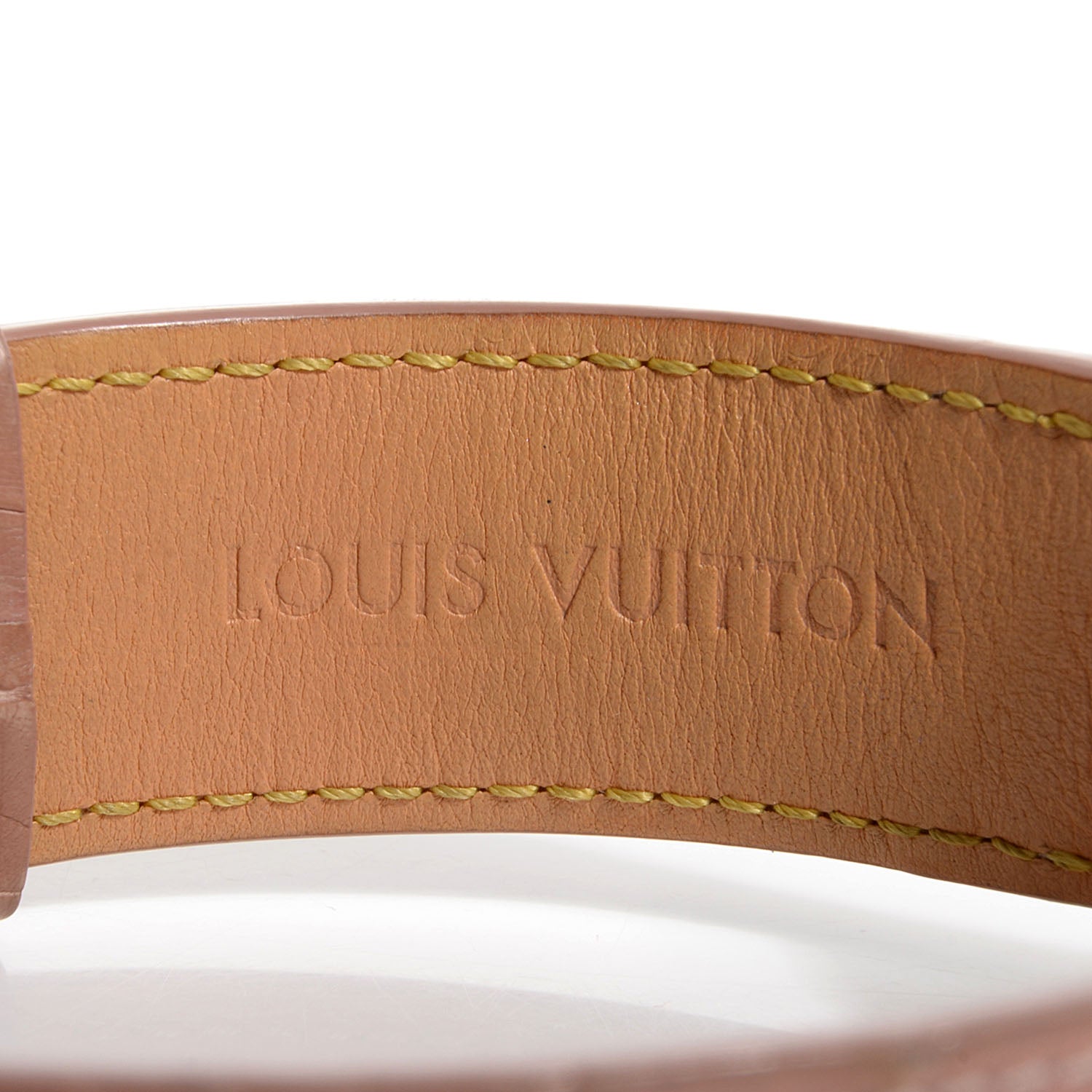 Louis Vuitton Stainless Steel Alligator 28mm Tambour Murakami Quartz Watch 6 of 10