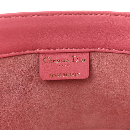 Christian Dior Calfskin Embossed Medium Book Tote Pink 6 of 10