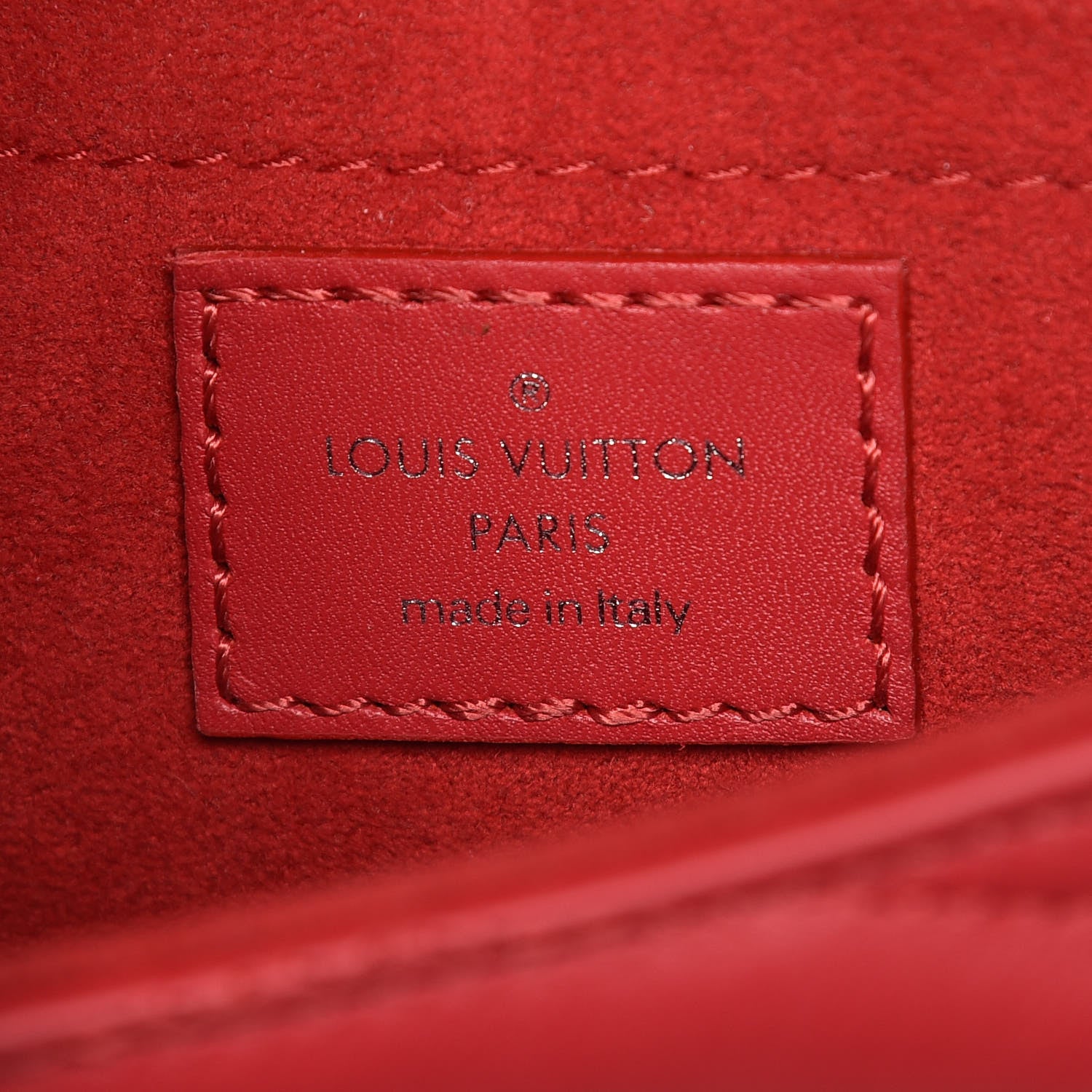 Louis Vuitton Calfskin New Wave Chain MM Ecarlate 7 of 13