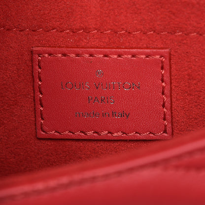 Louis Vuitton Calfskin New Wave Chain MM Ecarlate 7 of 13