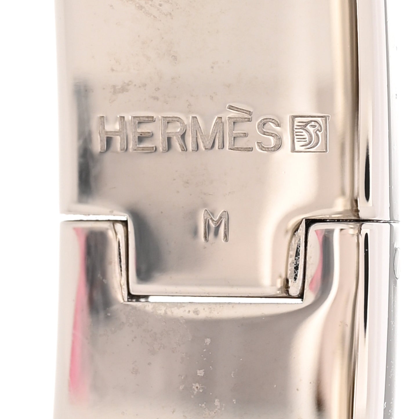 Enamel Narrow Clic Clac H Bracelet GM Rouge Vif