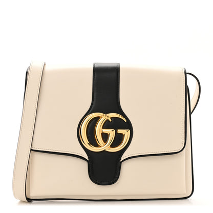 Gucci Calfskin Medium Arli Flap Shoulder Bag White 1 of 10