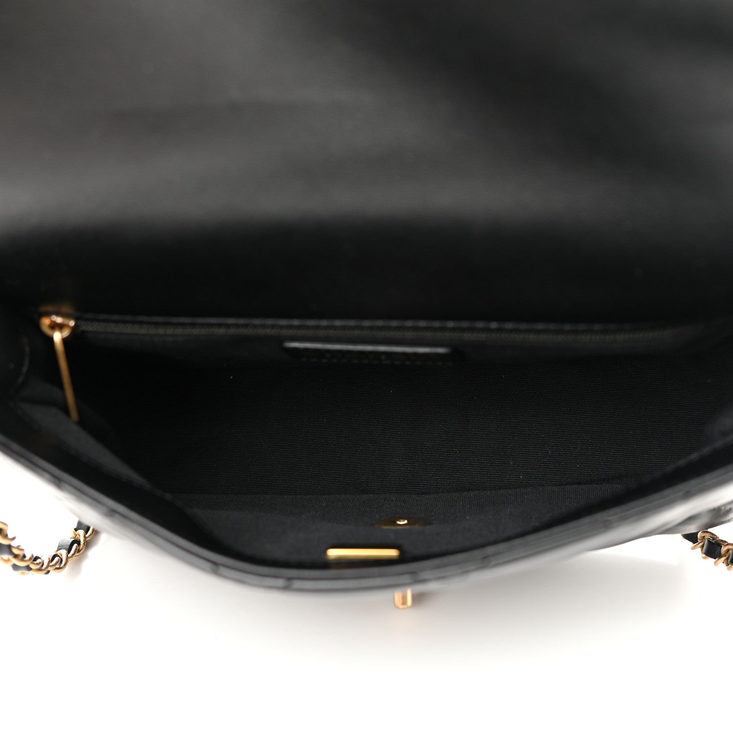 Chanel Lambskin Quilted Large CC Chain Flap Black 5 of 13