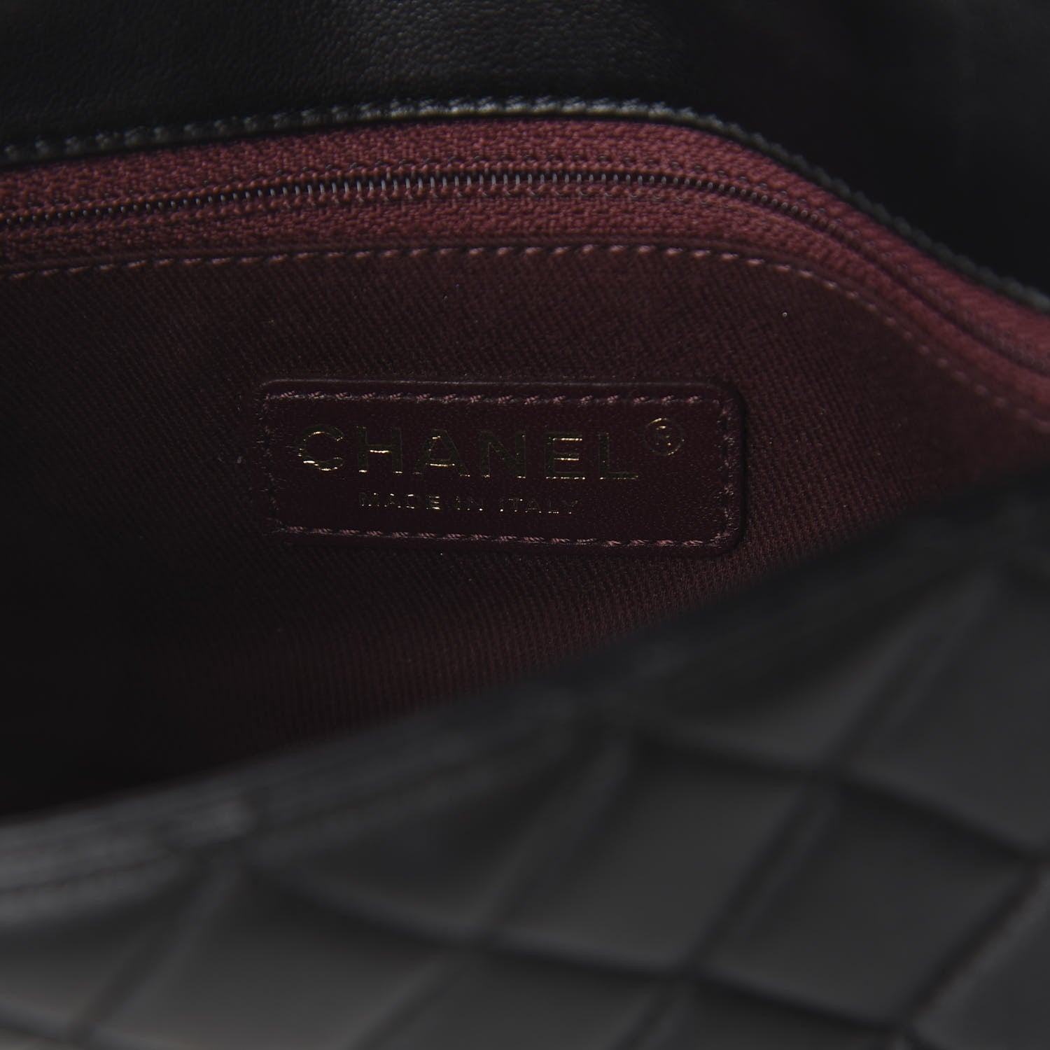 Chanel Lambskin Small Grocery By Chanel Flap Black 8 of 14