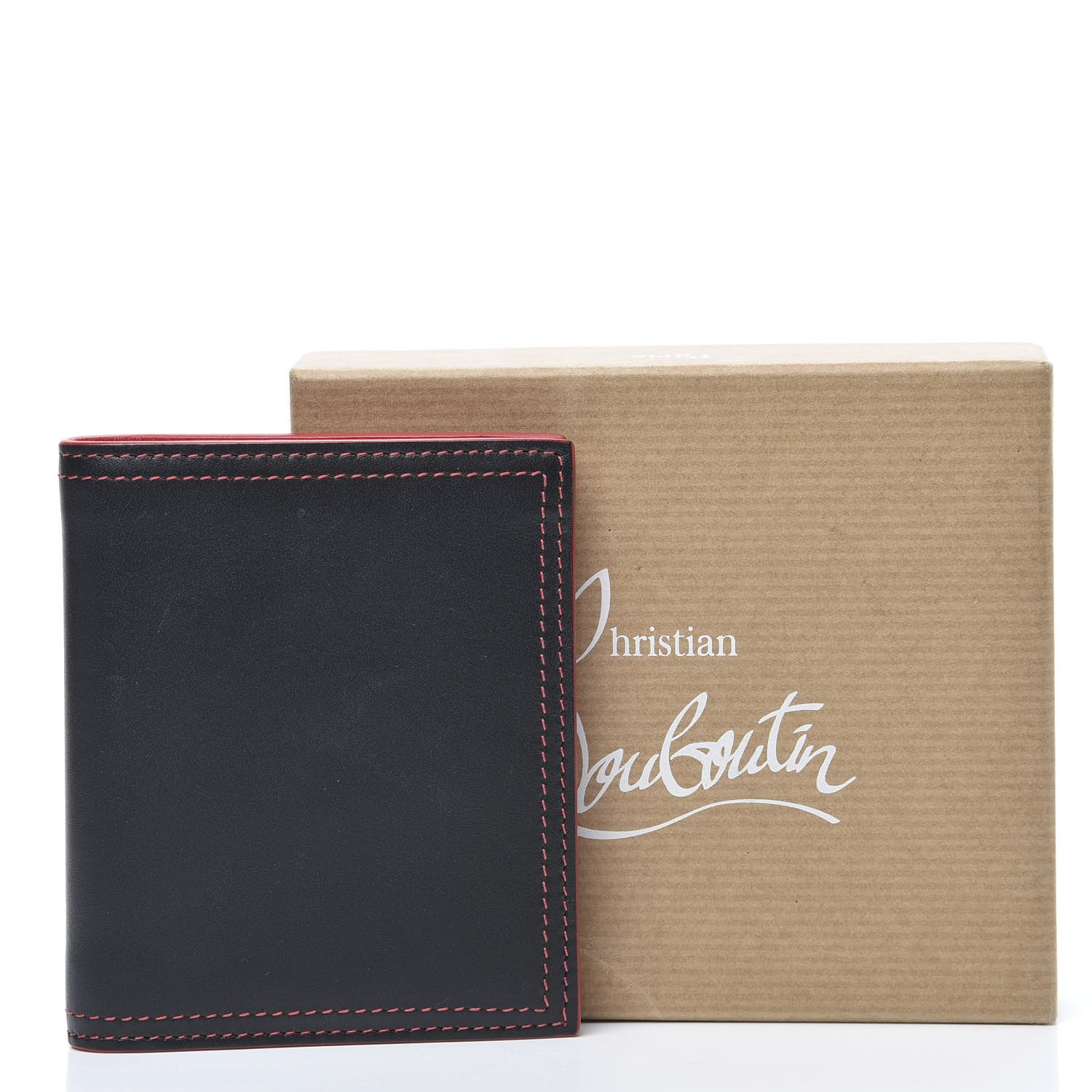 Christian Louboutin Calfskin Bi-Fold Wallet Black 10 of 10