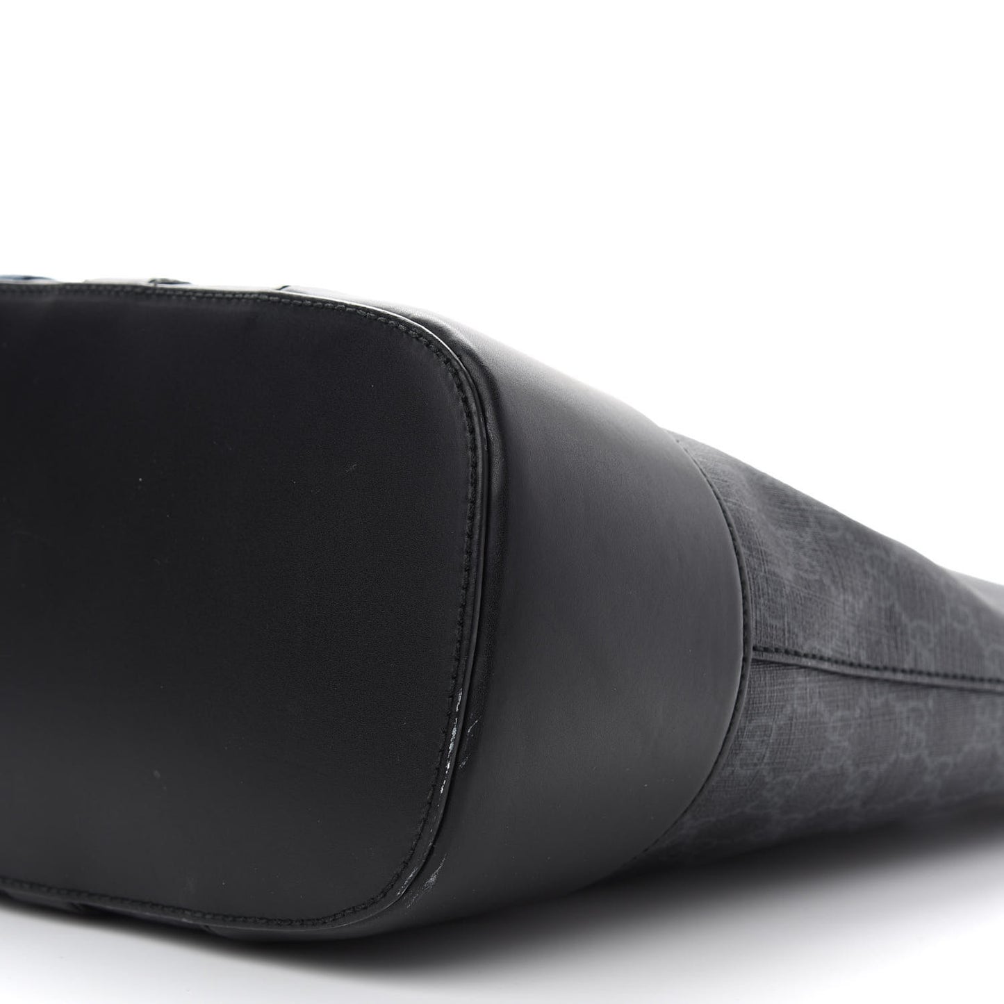 GG Supreme Monogram Web Tote Black Grey