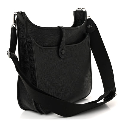Hermes Taurillon Clemence Evelyne III PM Black 3 of 10