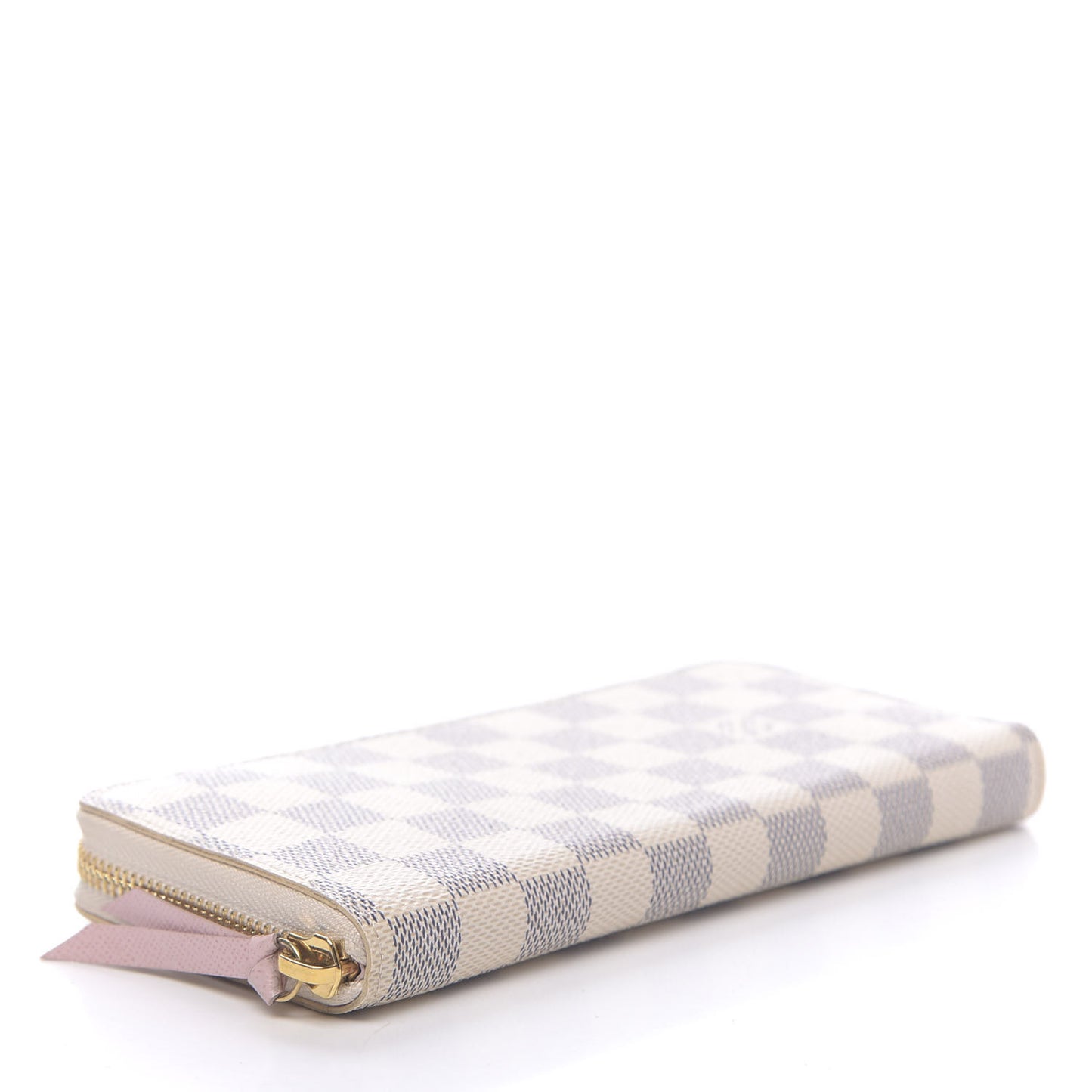 Damier Azur Clemence Wallet Rose Ballerine