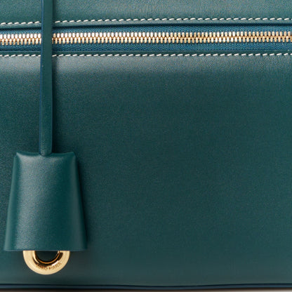 Loro Piana Smooth Calfskin Extra Bag L27 New Petrolio 7 of 9