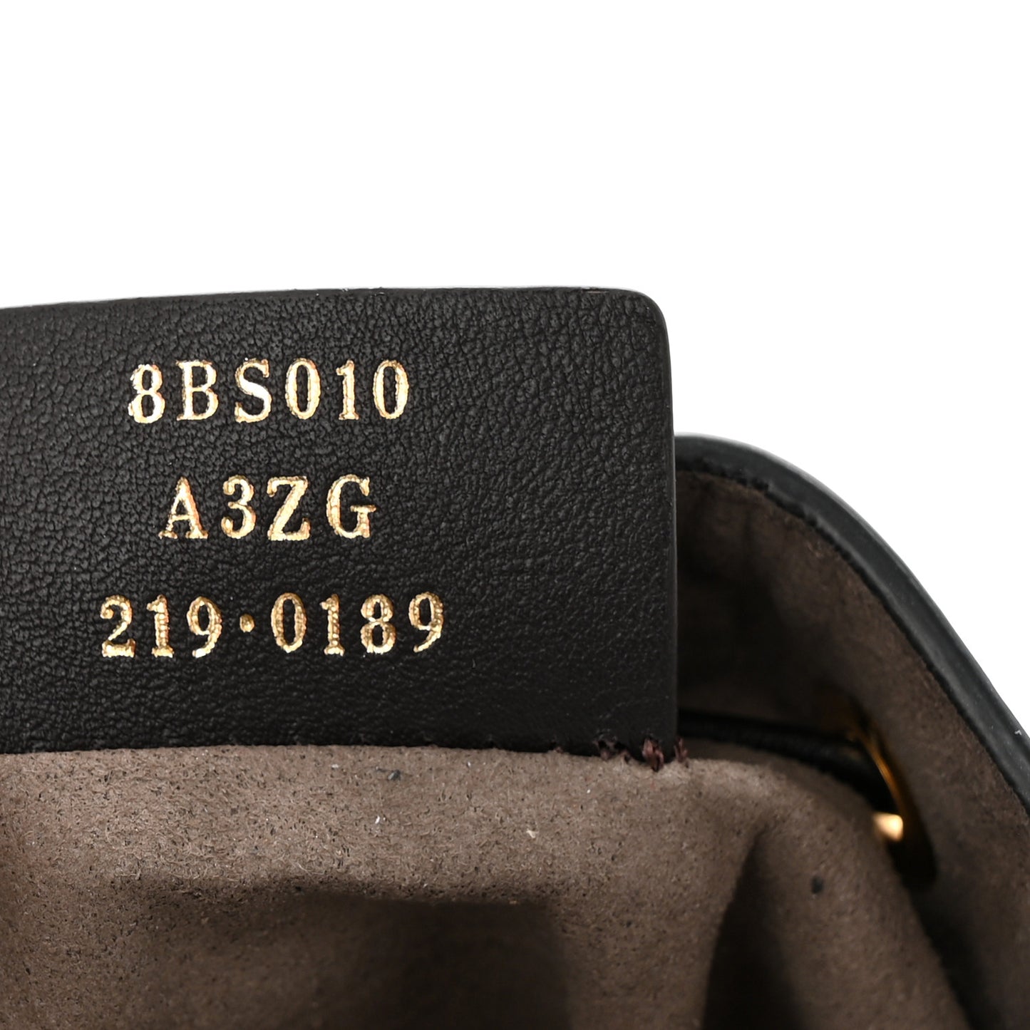 Vitello Liberty F is Fendi FF 1974 Embossed Mini Mon Tresor Bucket Bag Black