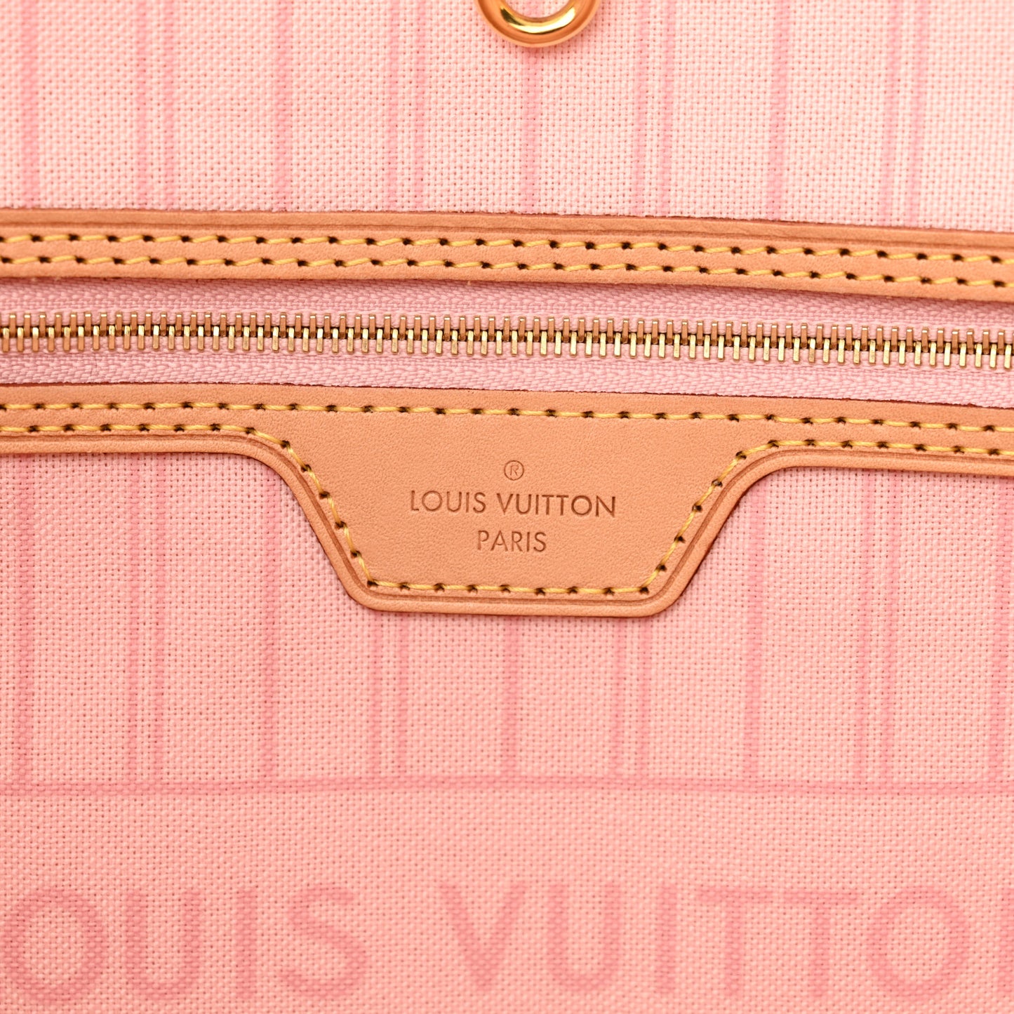 Damier Azur Neo Neverfull MM Rose Ballerine