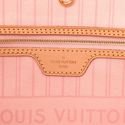 Louis Vuitton Damier Azur Neo Neverfull MM Rose Ballerine 6 of 13