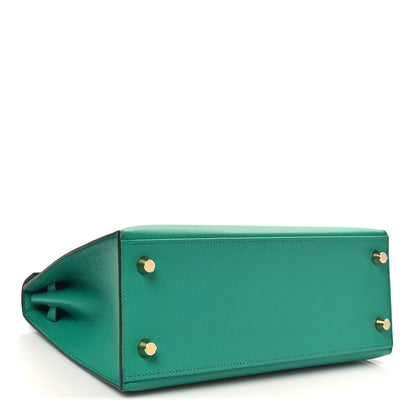 Hermes Epsom Kelly Sellier 25 Vert Jade 4 of 11
