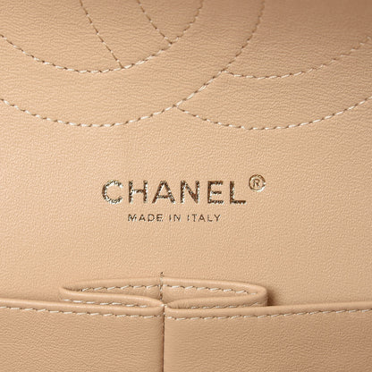 Chanel Caviar Quilted Jumbo Double Flap Beige Clair 7 of 8