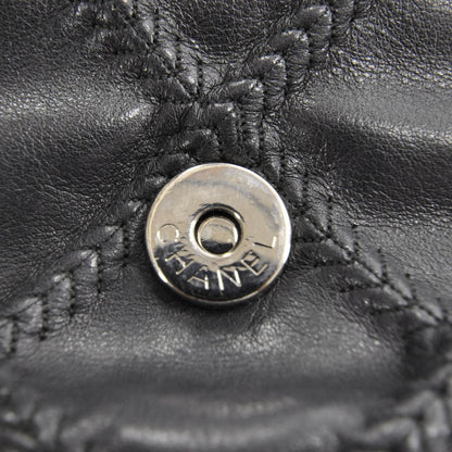 Chanel Leather Stitched Small Cells Flap Black 8 of 9