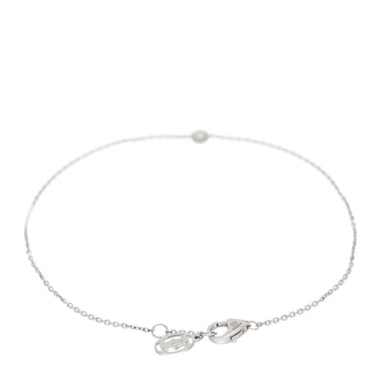 Cartier 18K White Gold Diamond XS D'Amour Bracelet 2 of 4