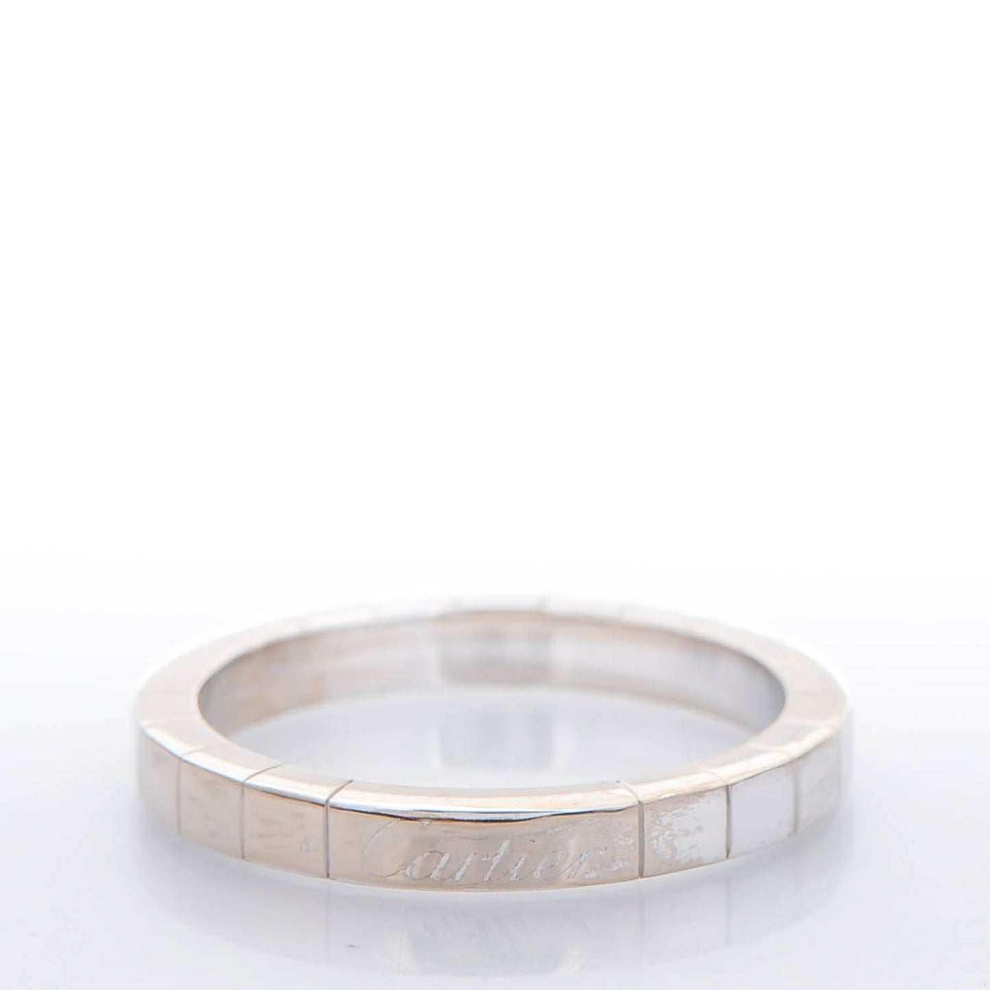 18K White Gold Lanieres Ring 59 8.75