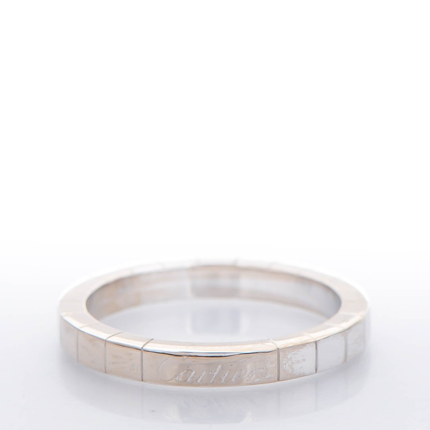 Cartier 18K White Gold Lanieres Ring 59 8.75 3 of 8