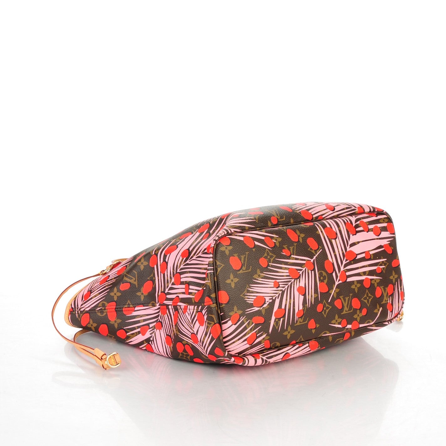 Monogram Jungle Dots Neo Neverfull MM Sugar Pink Poppy