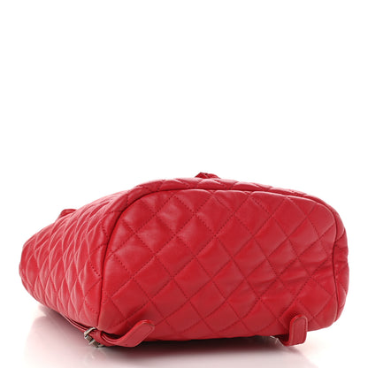 Chanel Lambskin Quilted Small Urban Spirit Backpack Red 4 of 14