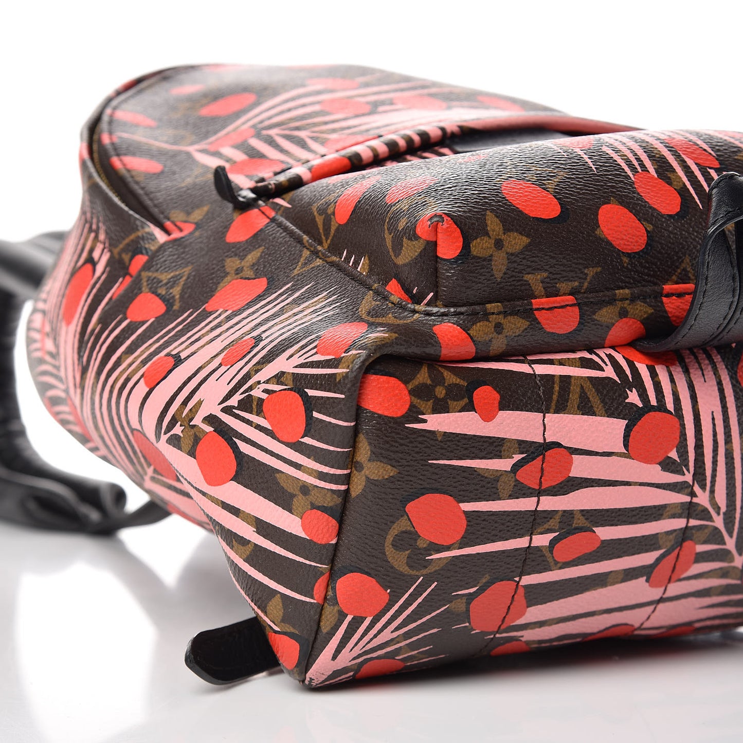 Monogram Jungle Dots Palm Springs Backpack PM Sugar Pink Poppy