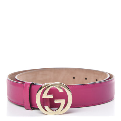 Gucci Moon Calfskin Interlocking G 37mm Belt 90 36 New Rosette 1 of 9