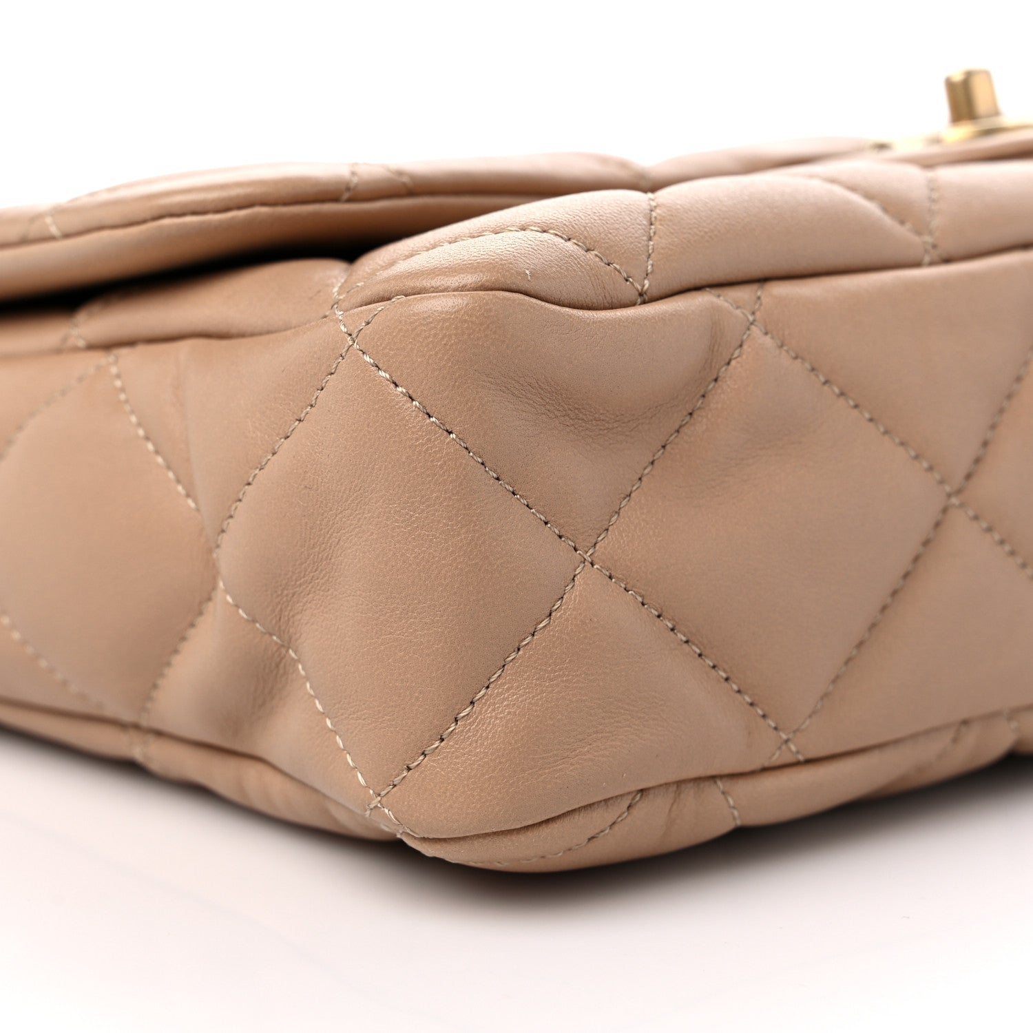 Chanel Lambskin Quilted Large CC Funky Town Flap Beige 8 of 9