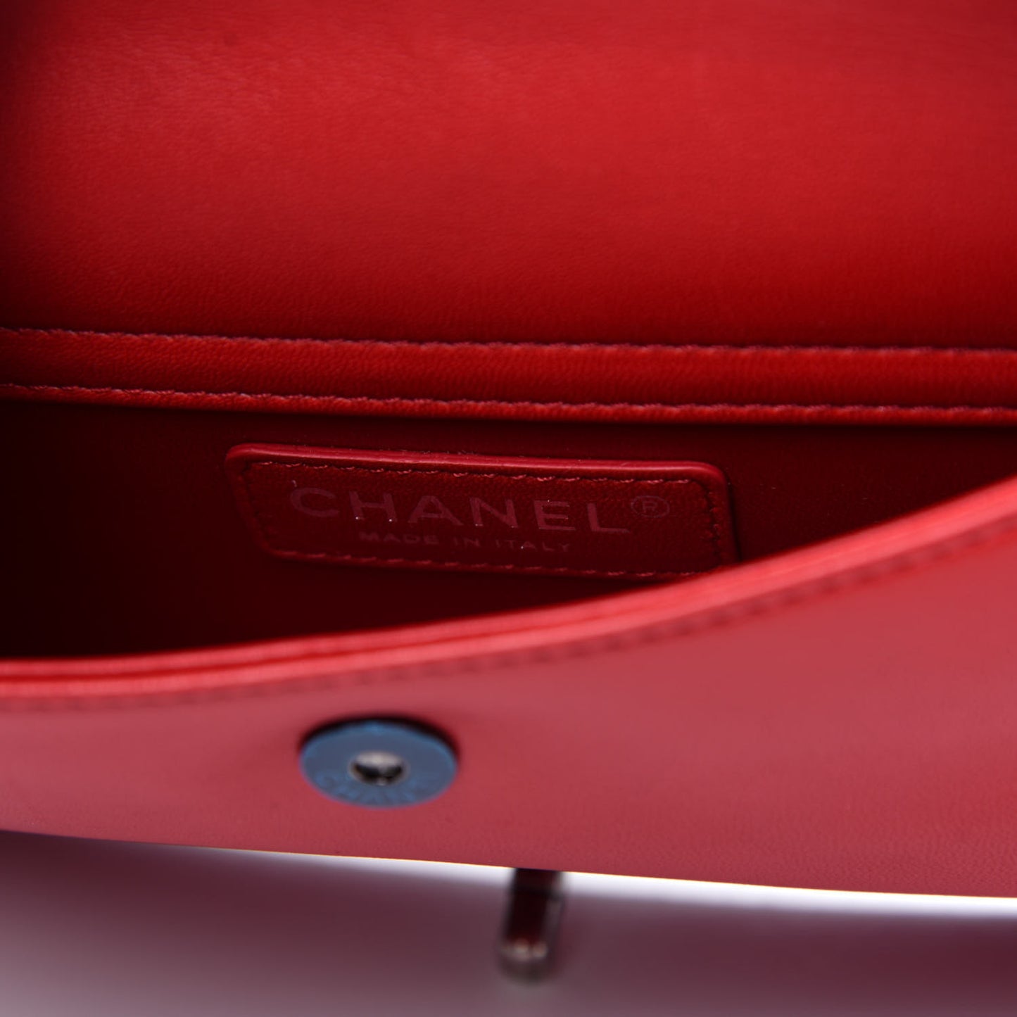 Karung Quilted Clutch Flap Red