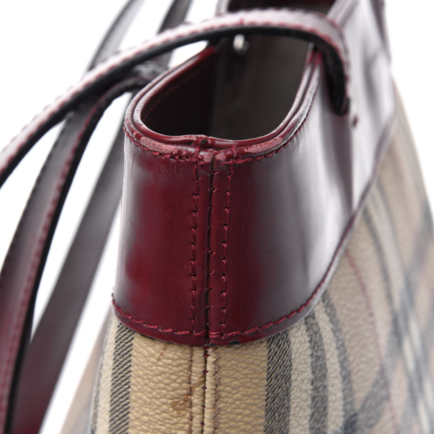 Haymarket Check Shoulder Bag Red