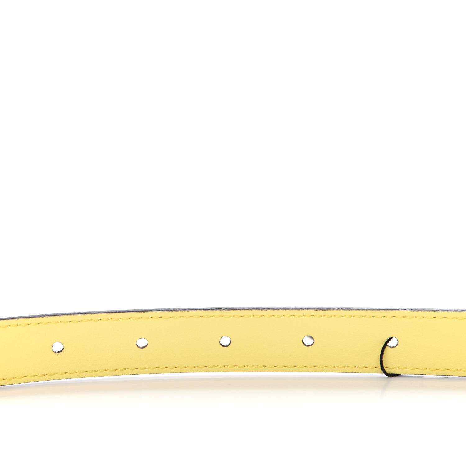 Gucci Moon Calfskin Palladium Double G 20mm Belt 75 30 Banana 4 of 5