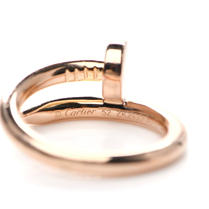 Cartier 18K Pink Gold Juste Un Clou Ring 52 6 4 of 5