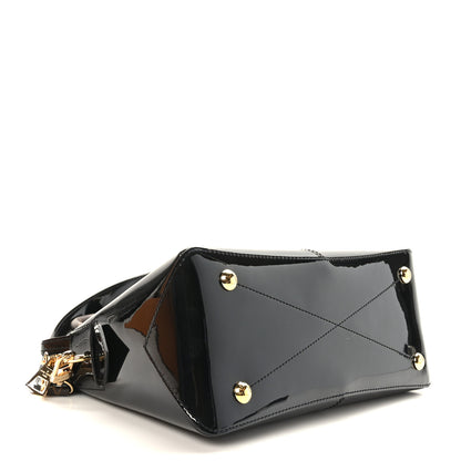 Louis Vuitton Patent Calfskin Miroir Tote Black 4 of 9
