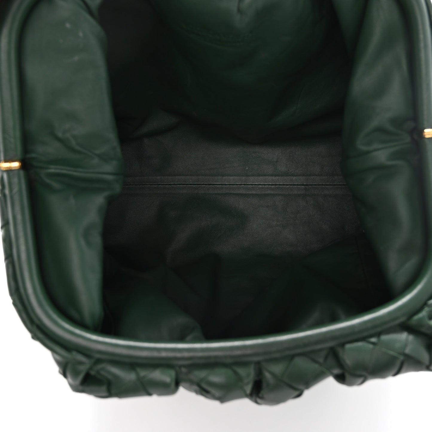 Nappa Maxi Intrecciato The Pouch Oversized Clutch Raintree