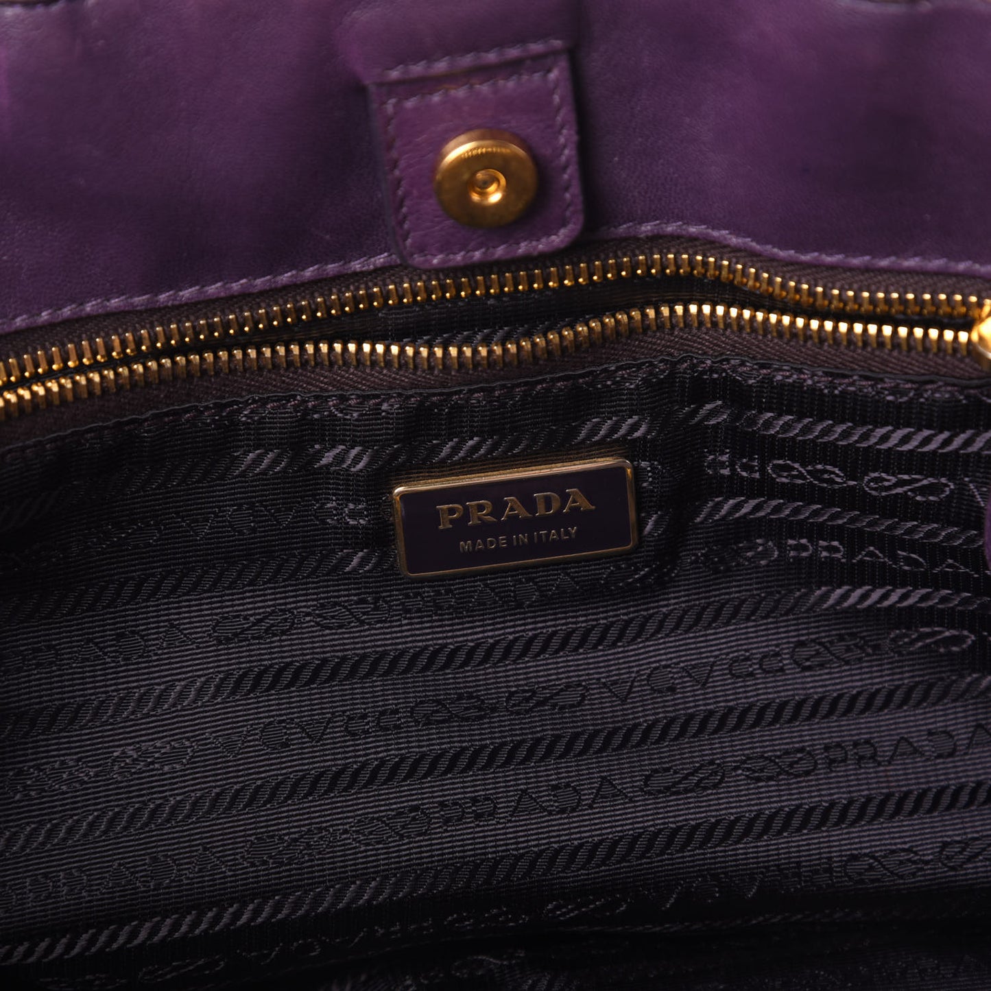 Tessuto Nylon Origami Pleated Handbag Mirtillo