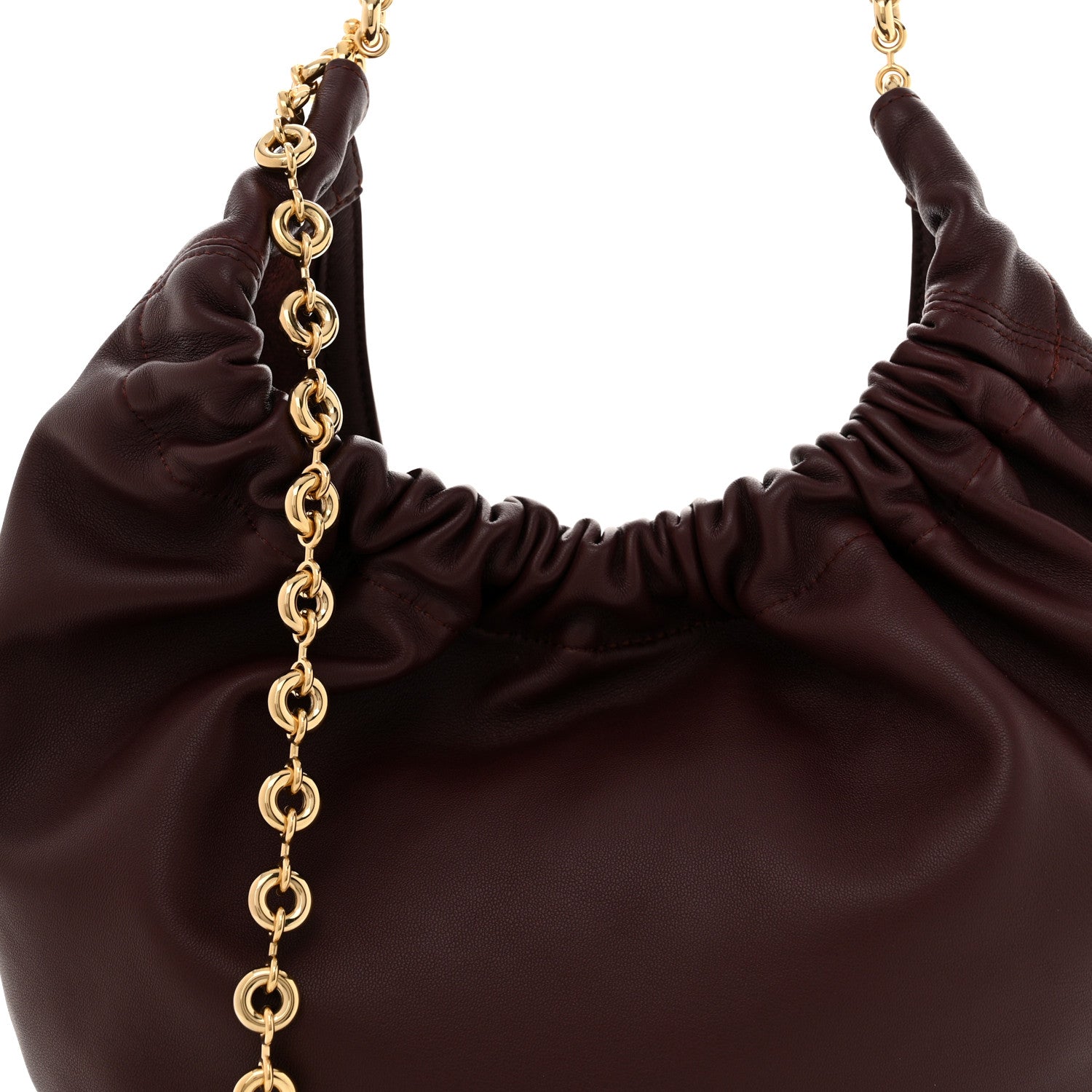 Loewe Buttery Nappa Lambskin Small Squeeze Bag Dark Burgundy 7 of 10