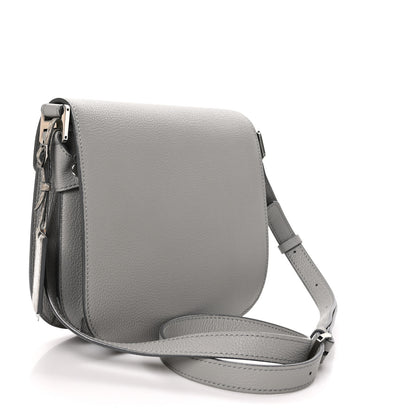 MCM Grained Calfskin Patricia Park Avenue Crossbody Bag Arch Grey 3 of 11