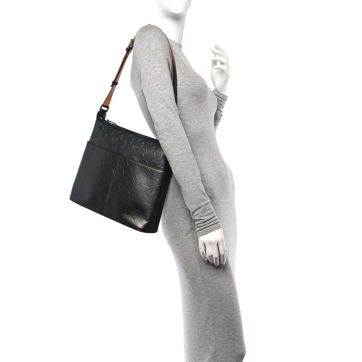 Mat Monogram Sutter Tote Black