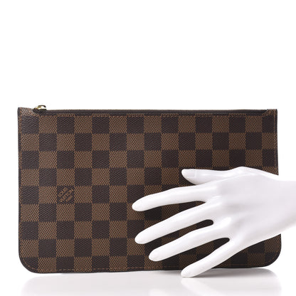 Louis Vuitton Damier Ebene Neverfull MM GM Pochette 2 of 7