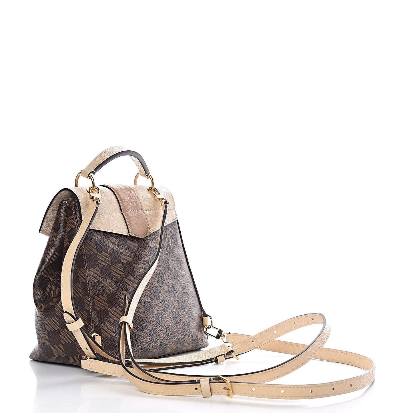 Damier Ebene Clapton Backpack Creme