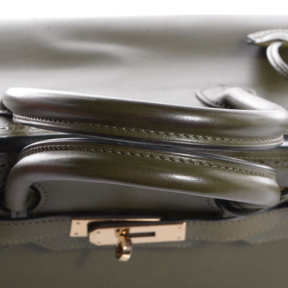 Hermes Tadelakt Ghillies Birkin 35 Vert Veronese 14 of 25